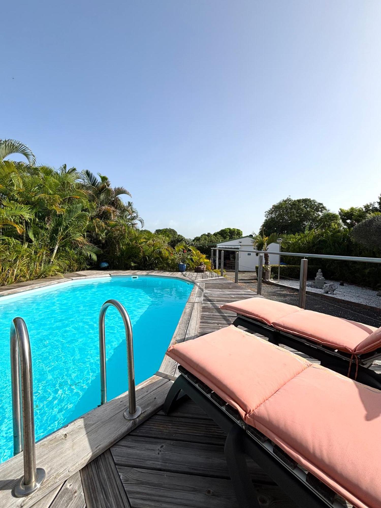 Gites Les Bienheureux - Piscine, Hamak, Terrasse Anse-Bertrand Exteriér fotografie